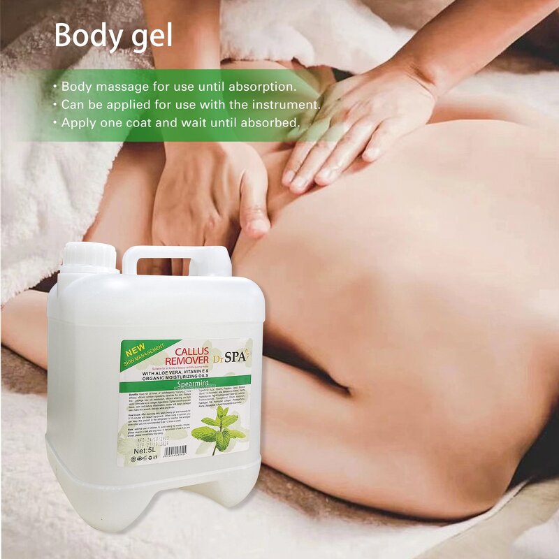 Body Foot Exfoliating Gel - Herbal Ingredients Mild Dead Skin Softening Calluses Peeling Clean Skin
