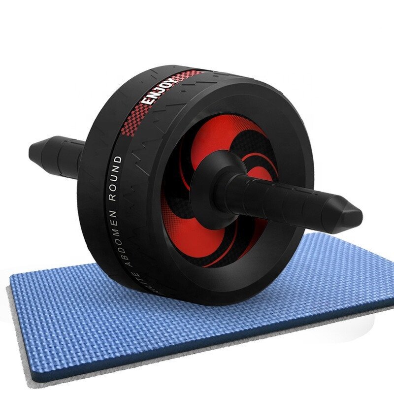 Ab Roller Wheel - Ultra-Wide 3.2 Inch Rubber Push Bar Non-Slip Home Gym Fitness Equipment