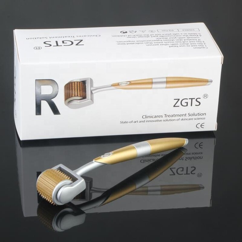 ZGTS Derma Roller - 192 Titanium Micro Needle Professional Face Body Whitening Wrinkle Remover