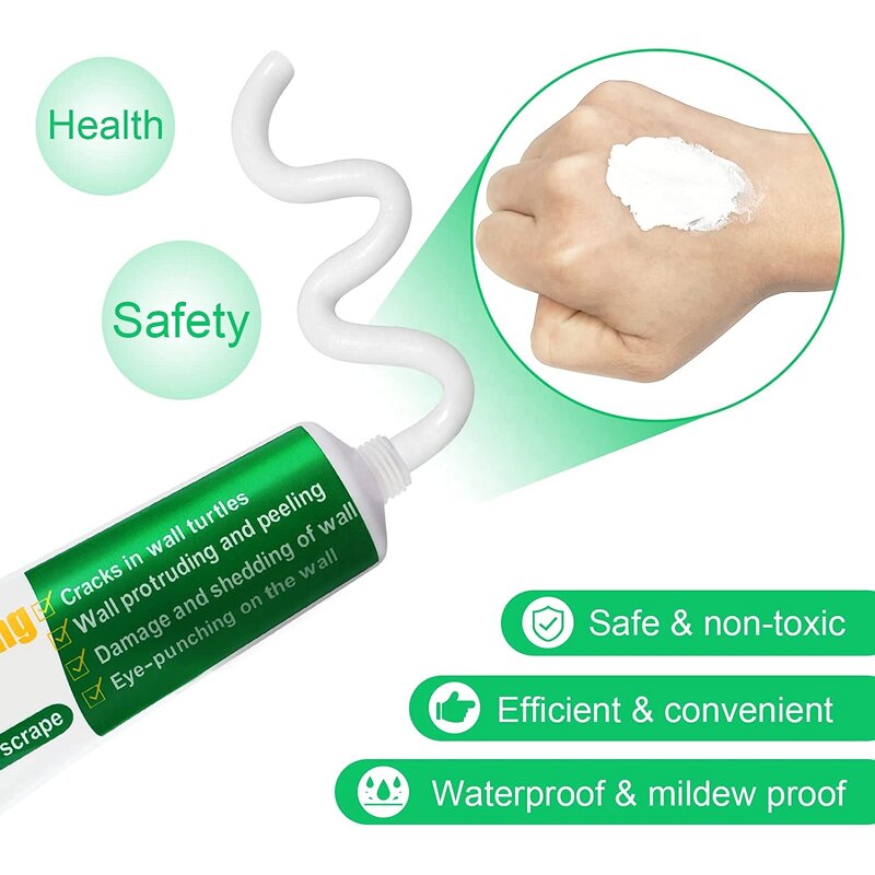 Household Wall Repair Cream - 2023 New Arrival Waterproof Easy-Fill Quick Crack Mending Agent
