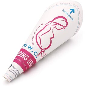 Disposable Female Urinal - Portable Lightweight Waterproof Paper Funnel Standing Pee Feminine Hygiene