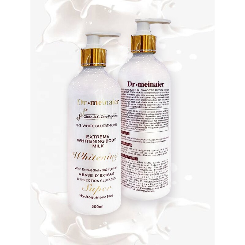 24K Body Lotion - 500ml Strong Nourishing Whitening Cream for Body Skin Care