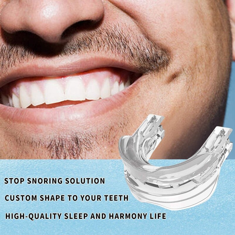 Anti Snore Mouth Guard - BPA Free Best Night Bite Guard Teeth Grinding and Clenching