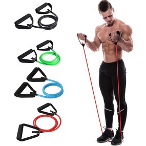 TPE Resistance Band - Custom Logo Home Gym Training Individual Blister Packaging Workout Tube