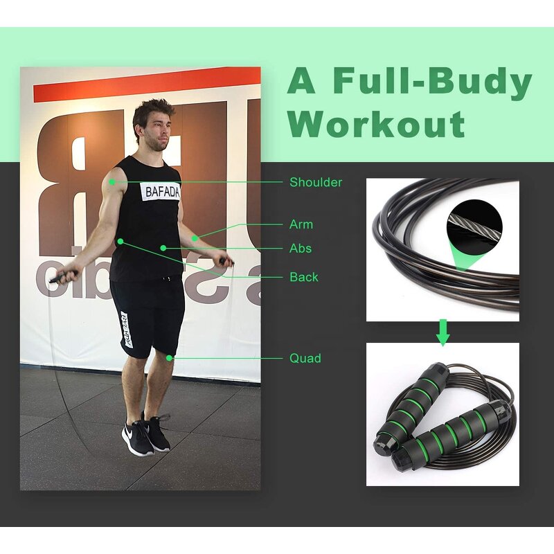 10-in-1 Ab Roller Kit - Resistance Bands Knee Mat Jump Rope Push-Up Bar Core Strength Training