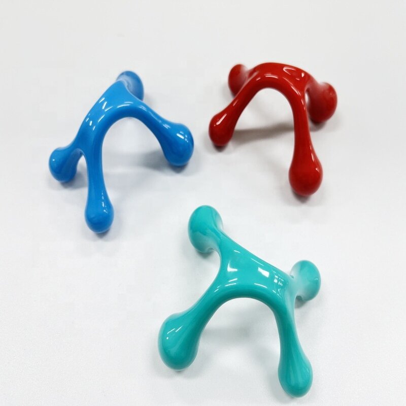 Four Point Massage Tool - Small Mini Deep Tissue Handheld Back Neck Arm Shoulder Leg Massager