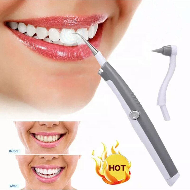 Sonic Dental Cleaner - Oral Care Electric Teeth Whitening Tartar Stains Remover With LED Light