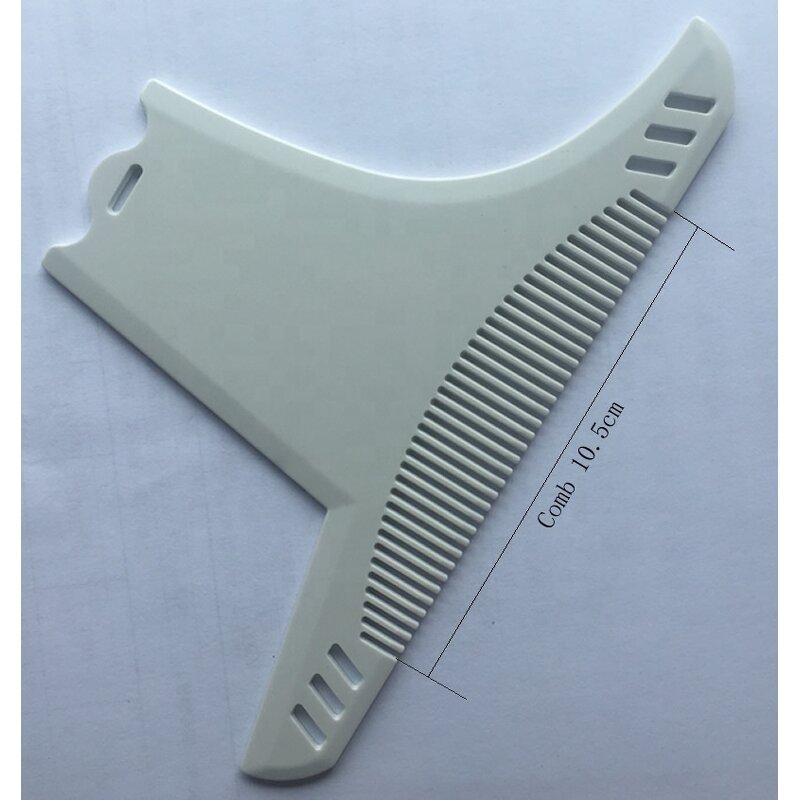 Multi-liner Beard Shaper - Mustache Sideburns Stencil Lineup Jaw Cheek Neck Line Comb