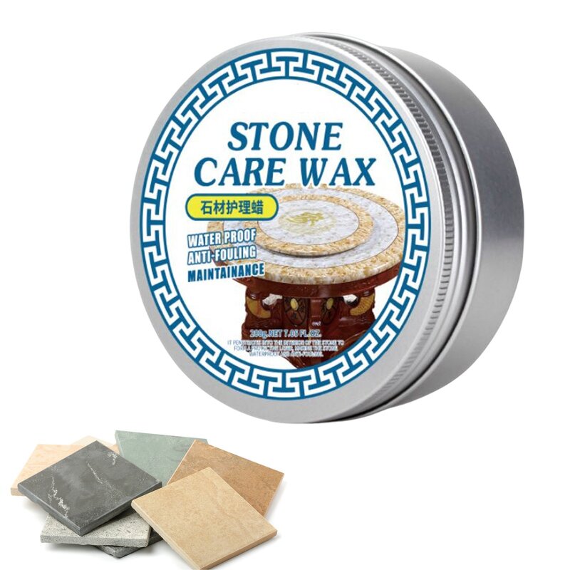 Stone Care Polish Wax - Natural Kitchen Bath Marble Floor Furniture Seal Protect Soapstone Slate