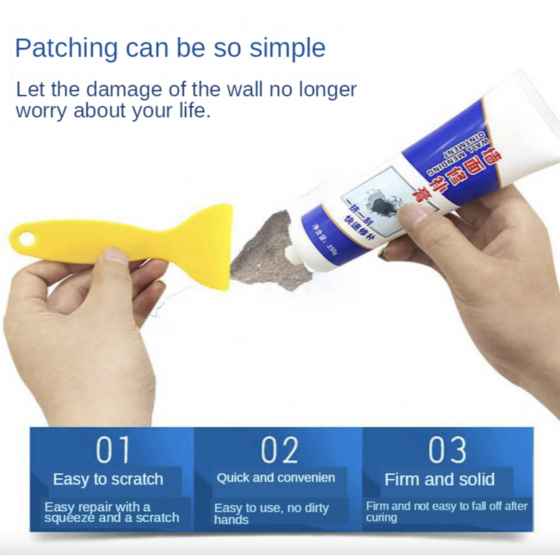 Wall Filler Cream - Wholesale 250g Weatherproof Gel Crack Nail Graffiti Gap Repair Mending Agent