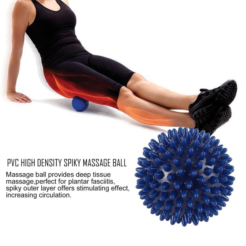 Massage Balls - Deep Tissue Plantar Fasciitis Reflexology Stress Therapy Spiky Foot Roller