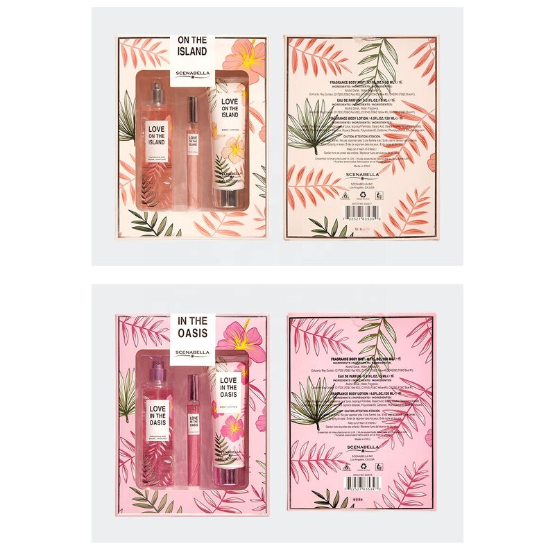 Body Care Gift Set - 2021 Christmas Nourishing Lotion Premium Fragrance Body Mist Spray Kit