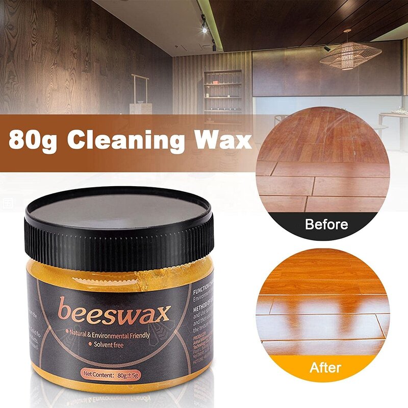 Beeswax Furniture Polish - 2022 Natural Home Floor Tables Chairs Cabinets Wood Care Wax