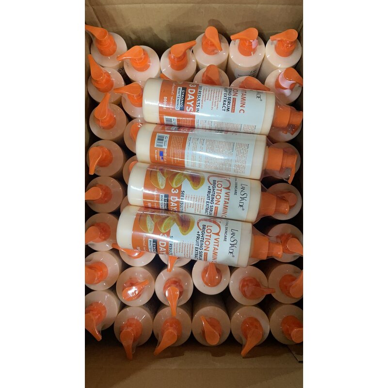 Vitamin C Body Lotion - 500ml 3 Days Moisturizing Whitening Fruit Milk Extract Body Cream