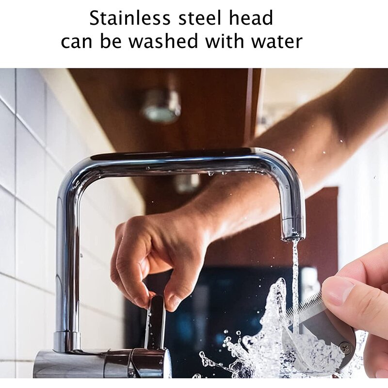 5 in 1 Beard Trimmer - USB Rechargeable LED Display Hair Clipper Nose Body Facial Grooming Kit