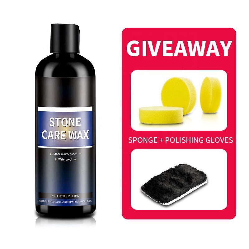 Stone Seasoning Wax - 300ml Natural Deep Nourishment Remove Stains Resist Scratches Restore Gloss