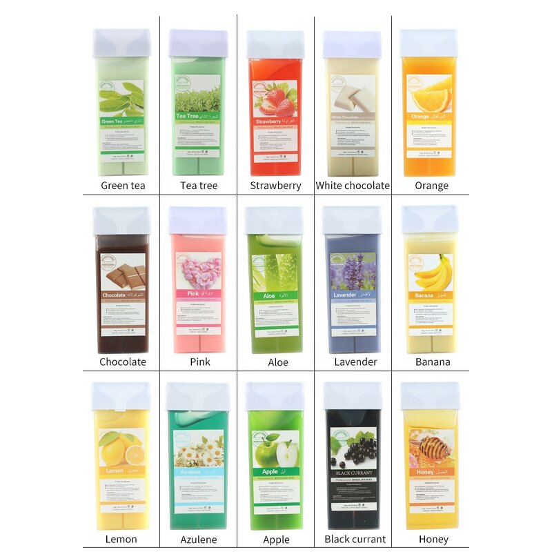 Roll on Wax Cartridge - Women Men Body Depilatory Wax Brazilian Waxing Legs Arms Bikini Area