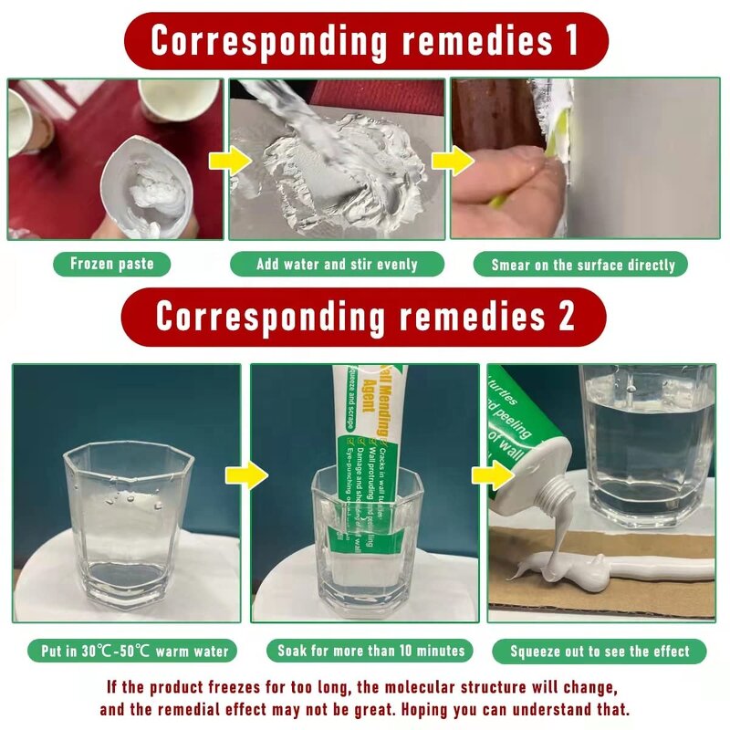 Household Wall Repair Cream - 2023 New Arrival Waterproof Easy-Fill Quick Crack Mending Agent