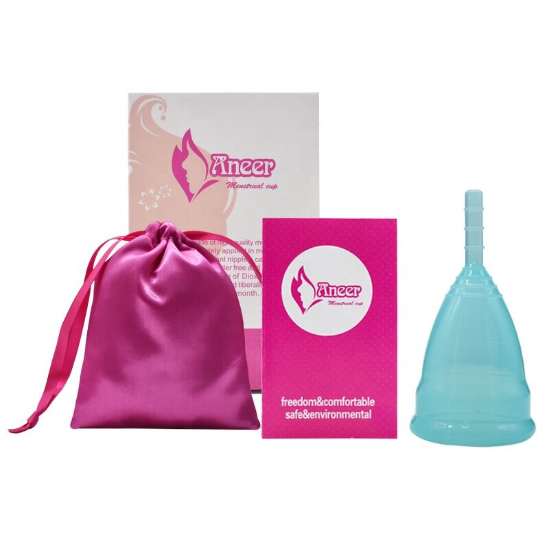 Silicone Menstrual Cup - Eco-Friendly Reusable Health Care 12 Hours Wear for Women Period Care