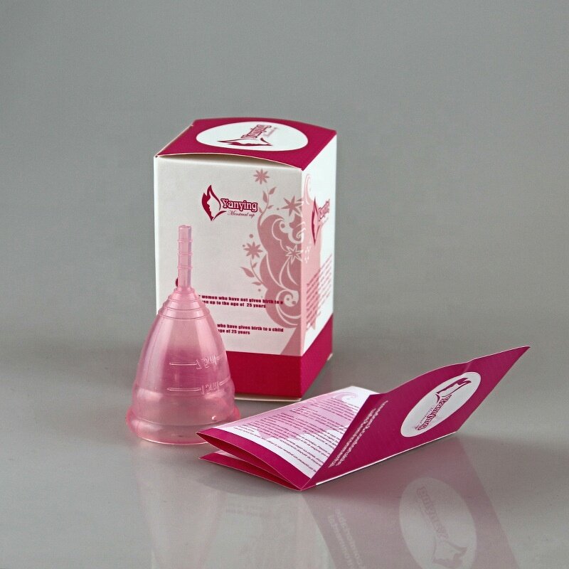 Silicone Menstrual Cup - Eco-Friendly Reusable Health Care 12 Hours Wear for Women Period Care