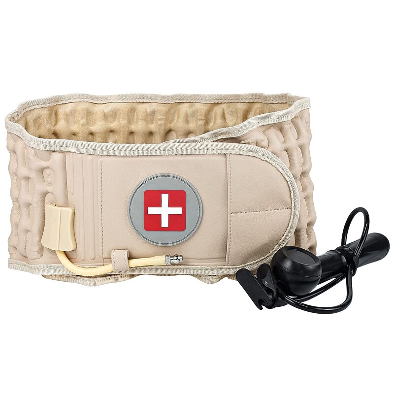Lumbar Waist Support - Best Quality Inflatable Lower Back Traction Premium Decompression Belt