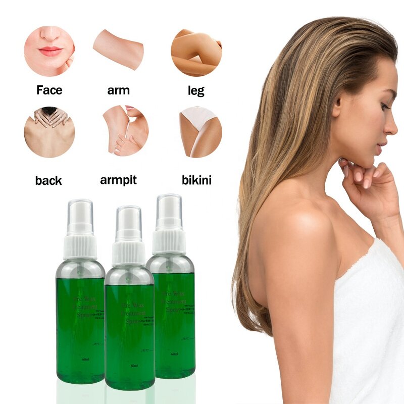 Pre & After Wax Spray - 60ml Natural Lavender Tea Tree Oil Cleaning Soothing Waxing Skin Care