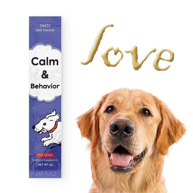 Calm Paste Supplement - Manufacturer - Stress Thunderstorms Travel Calm Relaxed Pet Care