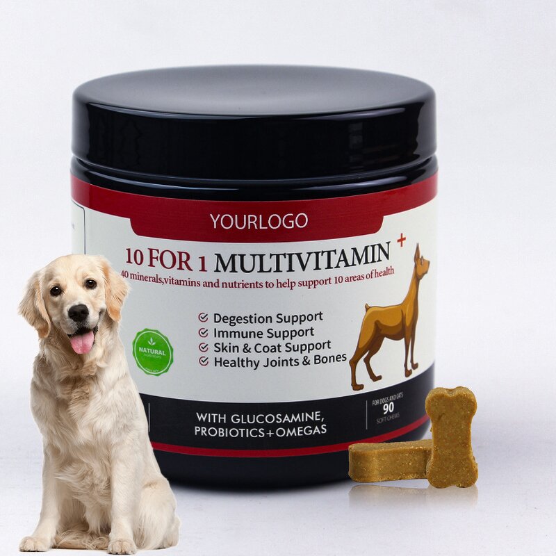 Dog Multivitamin Supplement - Manufacturer - 10 in 1 Vitamins Minerals Glucosamine Coq10 Wholesale