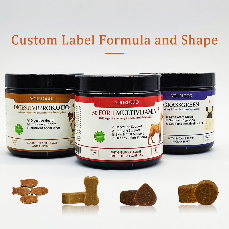 Pet Urinary Soft Chews - Manufacturer - Custom Brand Cranberry Kidney Health Dog Supplement