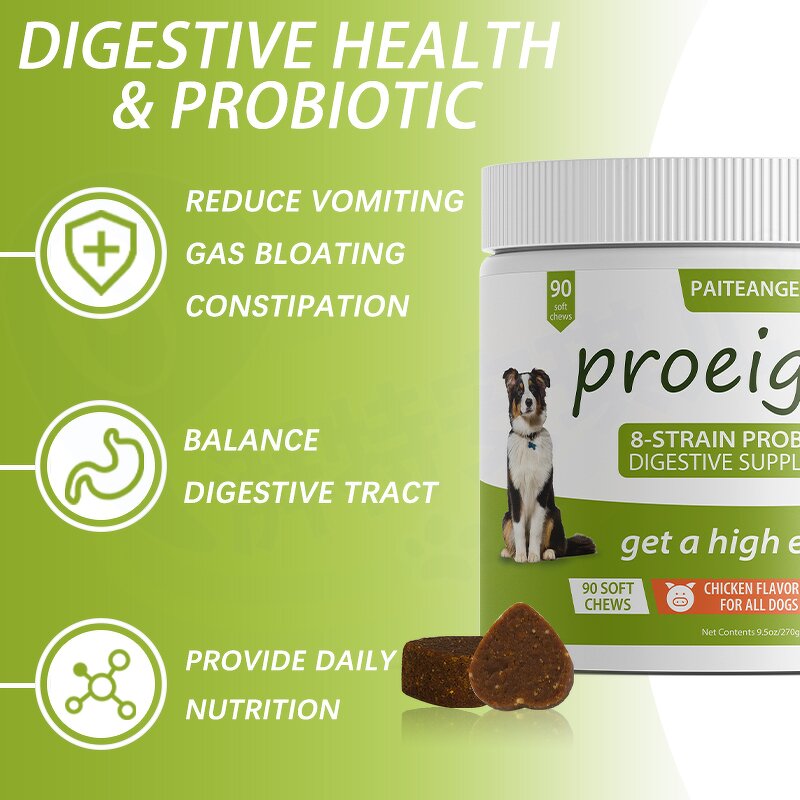Pet Probiotic Soft Chews - Manufacturer - Wholesale Custom Grain-Free Gut Health 24-Month Shelf