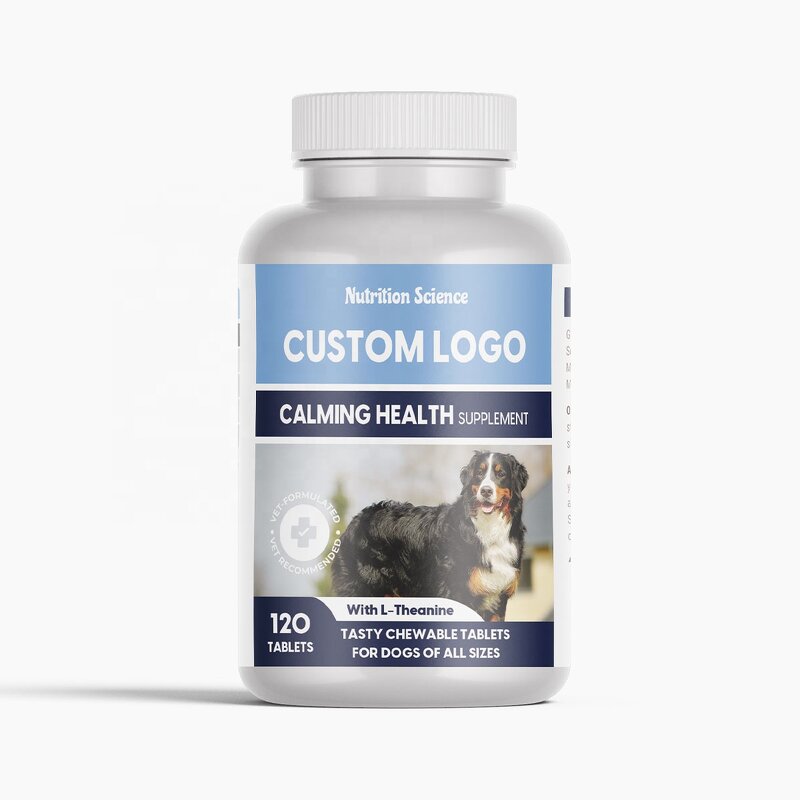 Dog Calming Tablet - Manufacturer - L-Theanine Magnolia Phellodendron Behavioral Health Chewable
