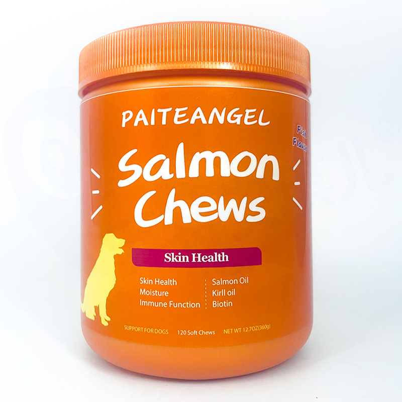 Salmon Oil Chew Treats - Manufacturer - Wholesale 120 Omega 3 Skin Coat Itch Allergy Relief