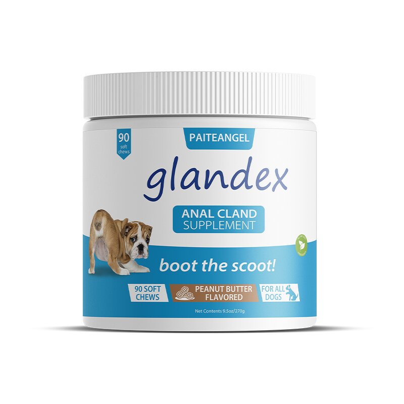 Anal Gland Soft Chews - Manufacturer - Digestive Probiotics Fiber Stops Scooting Dog Health