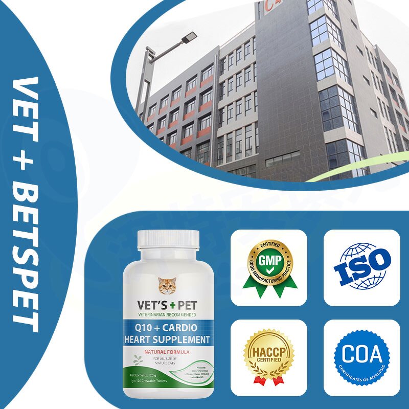 Cat Heart Supplement - Manufacturer - AlaskOmega Fish Oil Q-10 Cardio Salmon Flavored Tablet