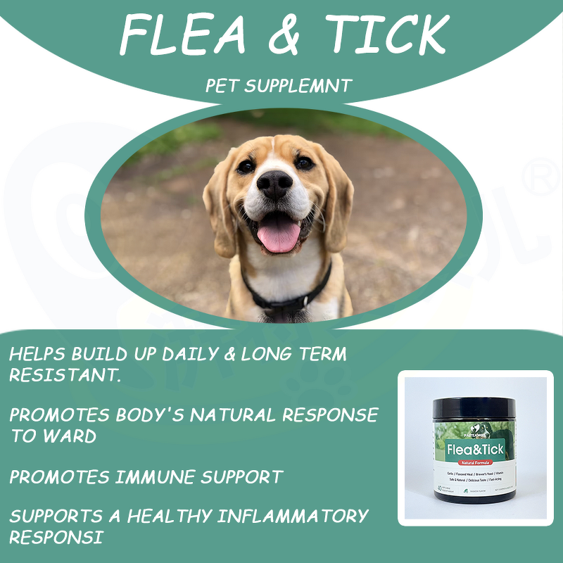 Dog Flea Tick Supplement - Manufacturer - Private Label Multivitamin Immune Treatment Control