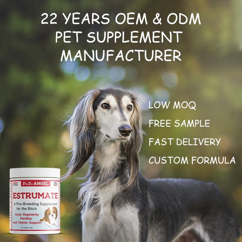 ESTRUMATE Dog Supplement - Manufacturer - Pregnant Fertility Regular Successful Cycle