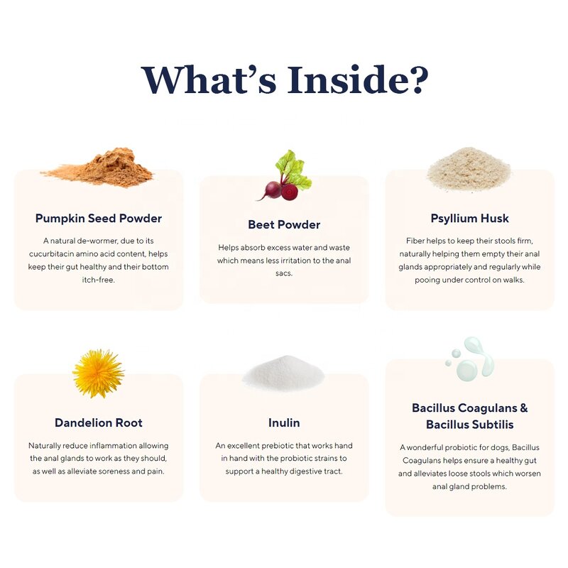 Anal Gland Soft Chew - Manufacturer - Pumpkin Digestive Enzymes Dog Supplement Treats