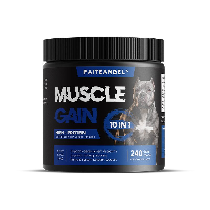 Dog Muscle Gain Supplement - Manufacturer - Soft Chews Powder Development Recovery Body Mass