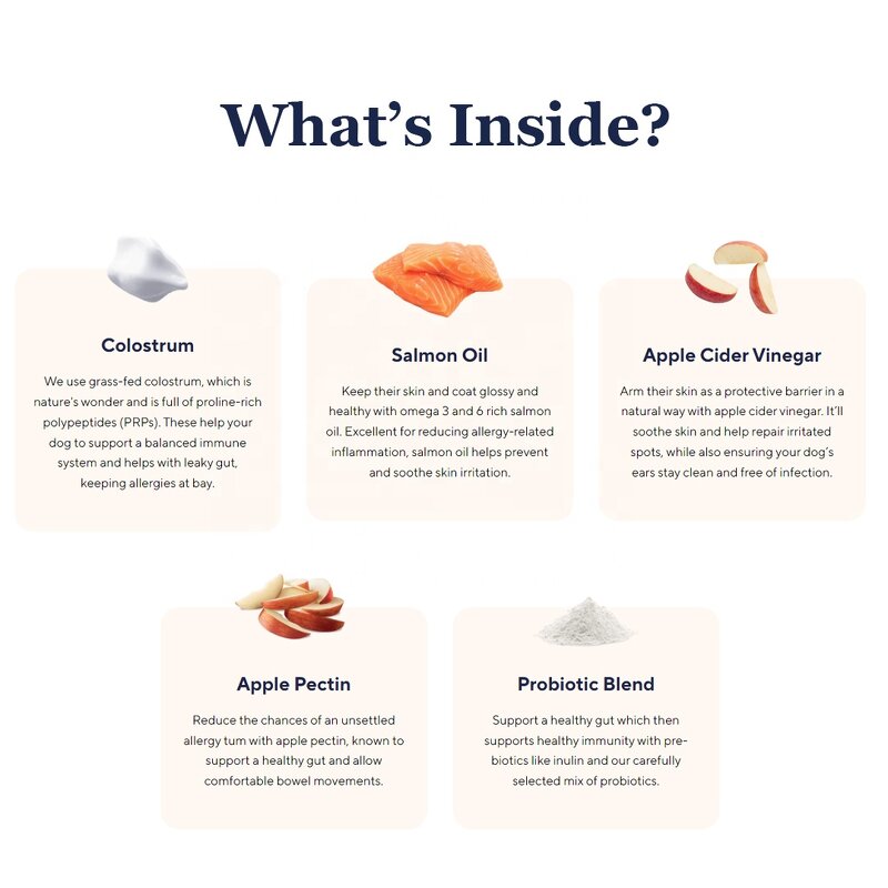 Dog Allergy Immune Chew - Manufacturer - Anti-Itch Support Immune Booster Health Care Relief