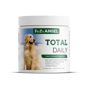 Dog Total Supplement - Manufacturer - Daily Health Wellness Probiotics Omega 3 Nutrition
