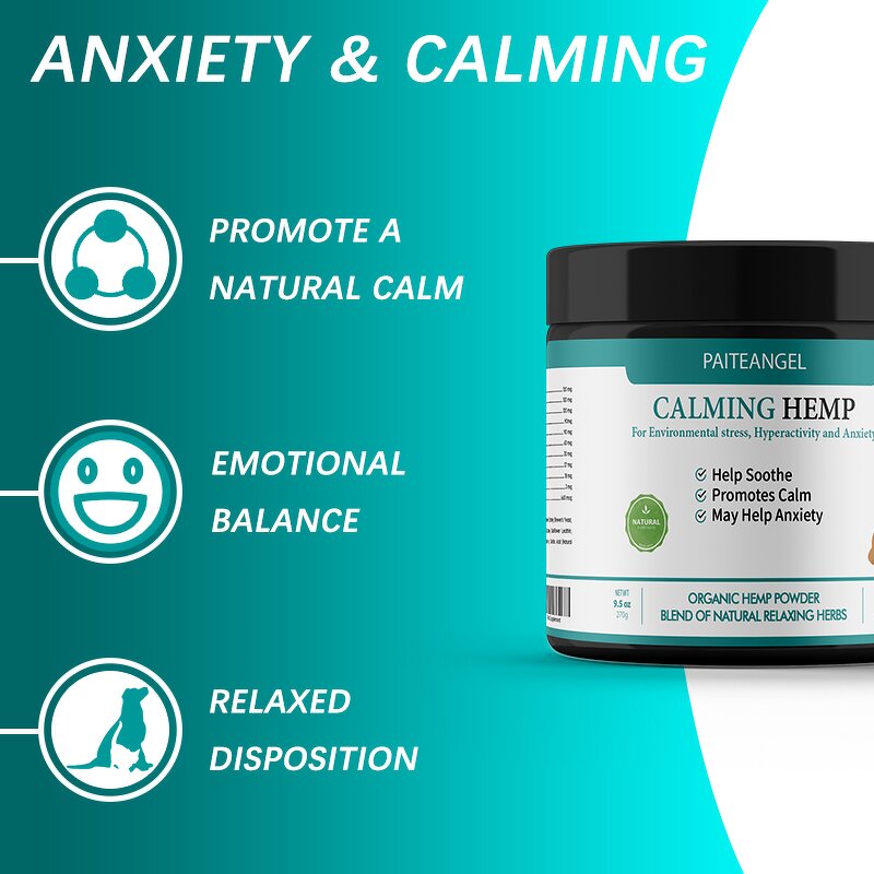 Dog Calming Chews - Manufacturer - Private Label Natural Separation Barking Stress Relief