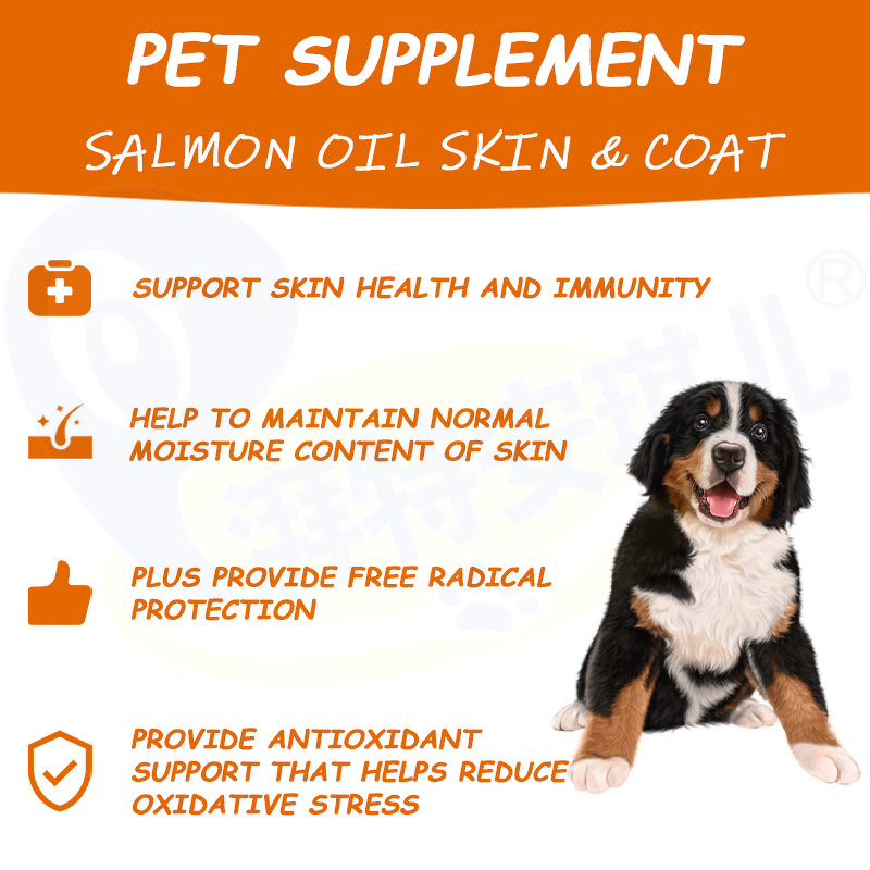 Salmon Oil Soft Chew - Manufacturer - Private Label Nourish Strengthen Pet Fur Organic