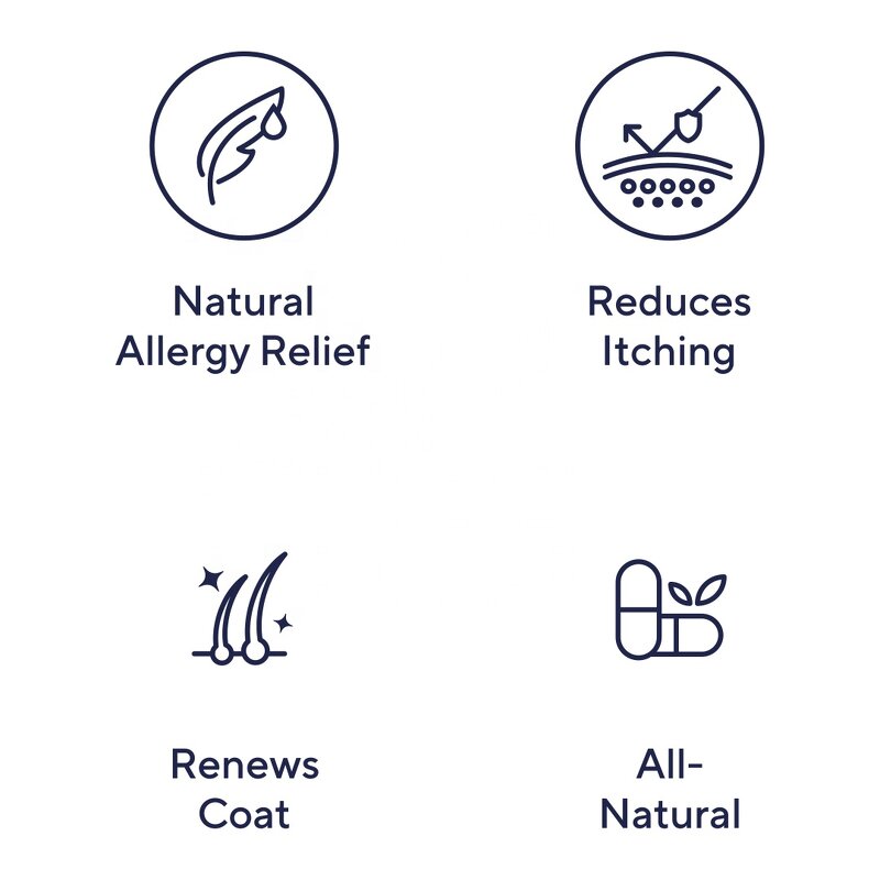 Salmon Oil Soft Chews - Manufacturer - Pet Supplement Skin Coat Omega 3 for Dogs Cats