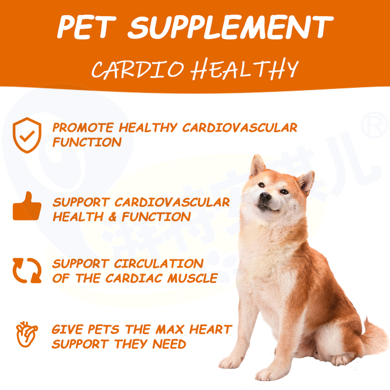 Dog Heart Support Chew - Manufacturer - L Carnitine Fish Oil Taurine Hawthorn CoQ10 Cardio