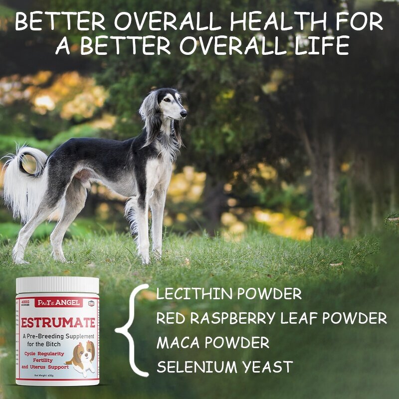 ESTRUMATE Dog Supplement - Manufacturer - Pregnant Fertility Regular Successful Cycle