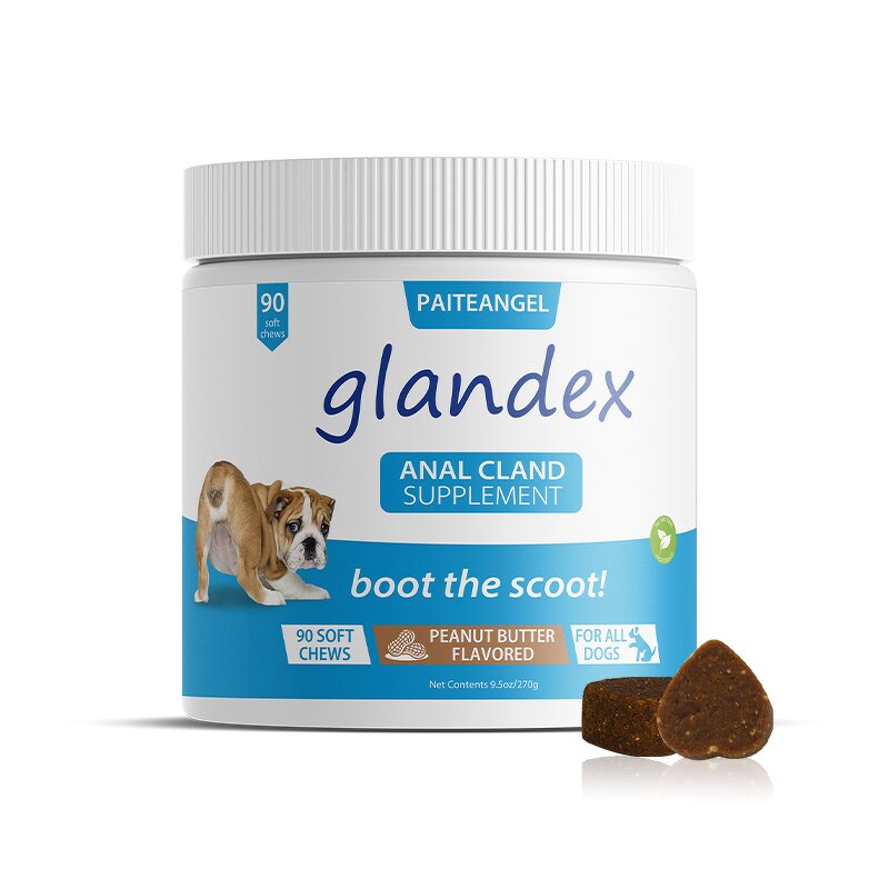 Anal Gland Soft Chews - Manufacturer - Digestive Probiotics Fiber Stops Scooting Dog Health