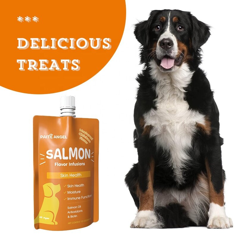 Salmon Oil Supplement - Manufacturer - Wild Alaskan Omega 3 EPA DHA Skin Coat Allergy Relief
