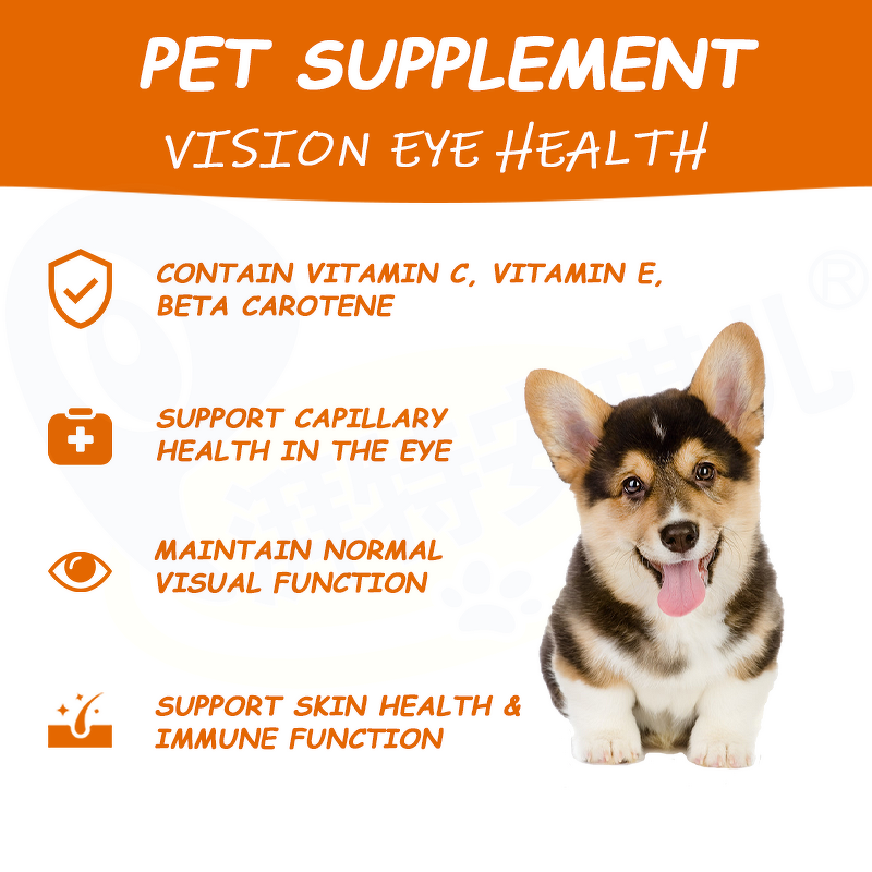 Dog Eye Care Supplement - Manufacturer - Customized Daily Vision Soft Chews Immune Support