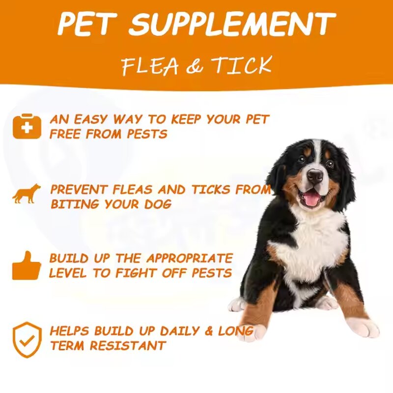 Flea Tick Defense Chew - Manufacturer - Wholesale Garlic Powder Prevention Dogs Cats