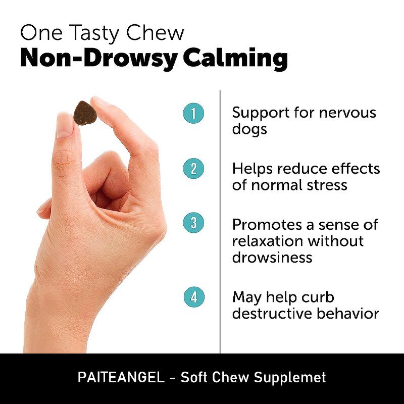 Dog Calming Supplements - Manufacturer - Private Label 120 Soft Treats Anxiety Stress Relief